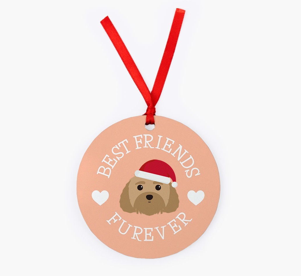 'Best Friends Furever' - Personalized {breedFullName} Christmas Decoration