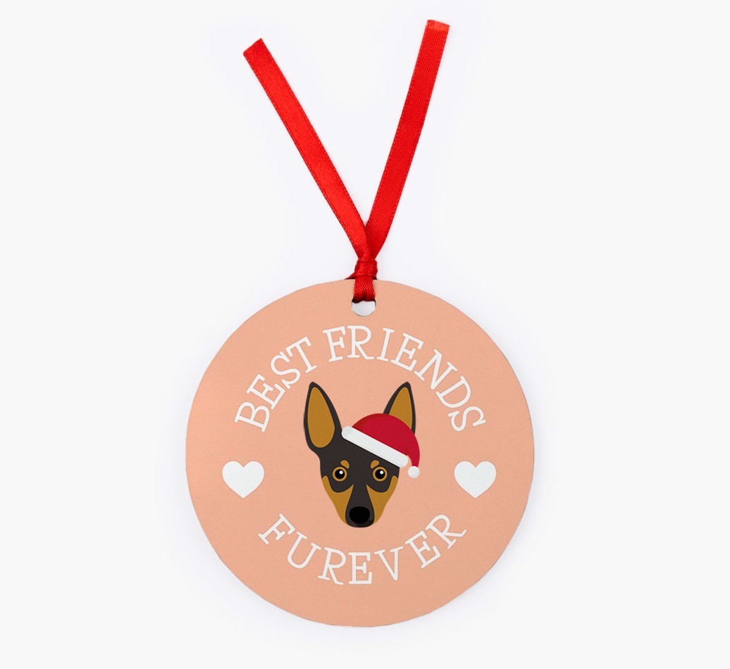 'Best Friends Furever' - {breedFullName} Christmas Decoration