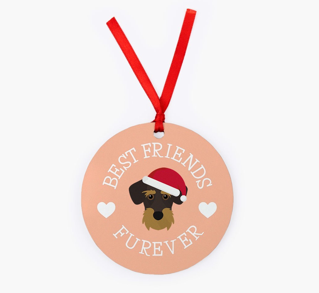 'Best Friends Furever' - Personalized {breedFullName} Christmas Decoration