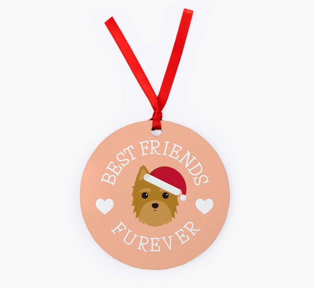 'Best Friends Furever' - {breedFullName} Christmas Decoration