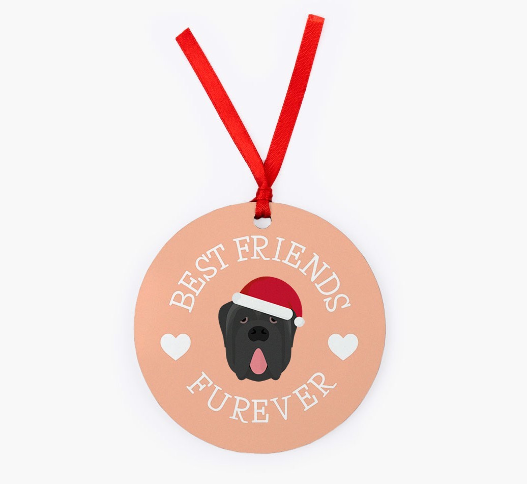 'Best Friends Furever' - Personalized {breedFullName} Christmas Decoration