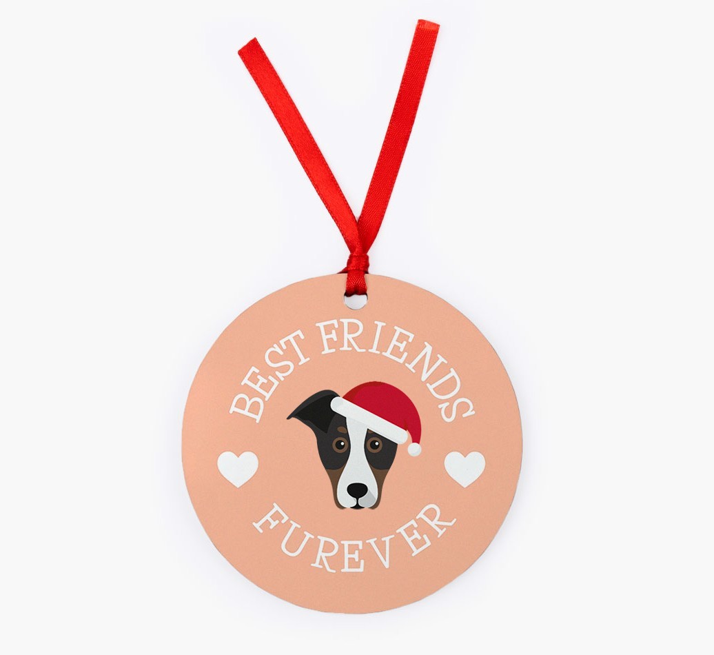 'Best Friends Furever' - Personalized {breedFullName} Christmas Decoration