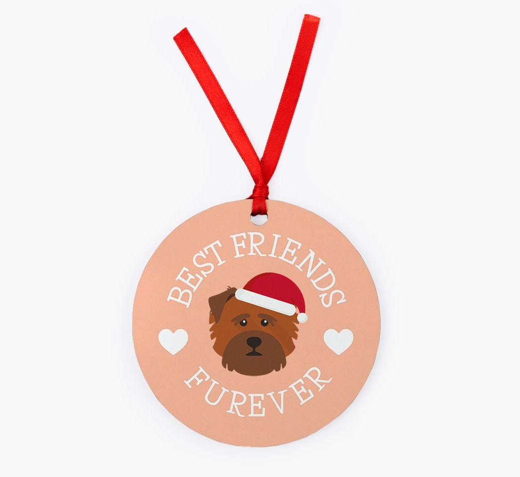 'Best Friends Furever' - {breedFullName} Christmas Decoration