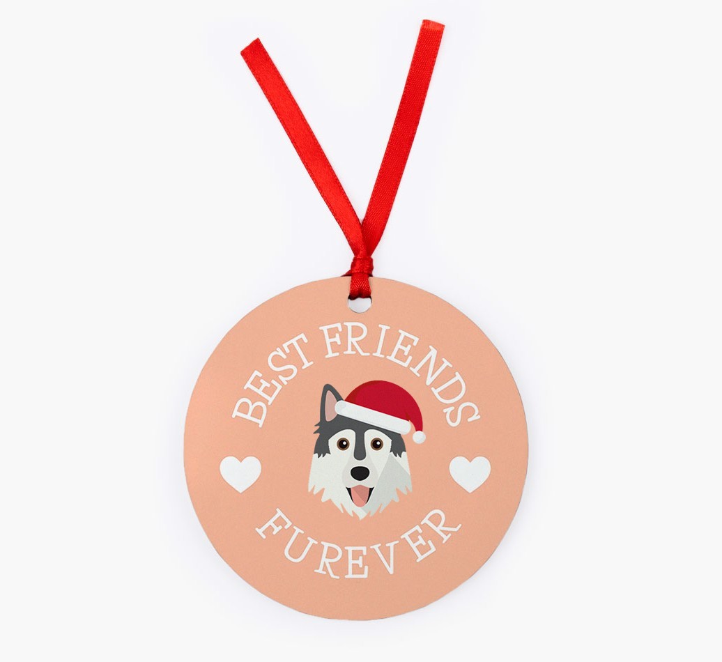 'Best Friends Furever' - {breedFullName} Christmas Decoration