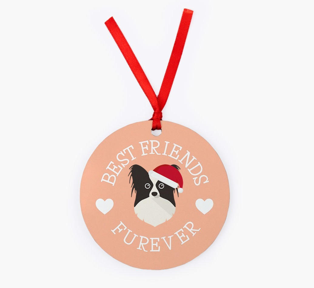 'Best Friends Furever' - Personalized {breedFullName} Christmas Decoration