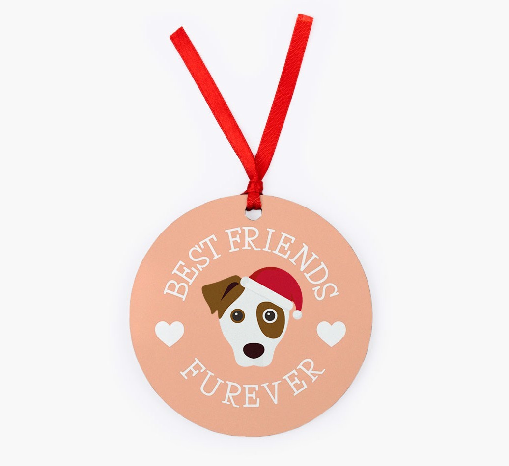'Best Friends Furever' - Personalized {breedFullName} Christmas Decoration