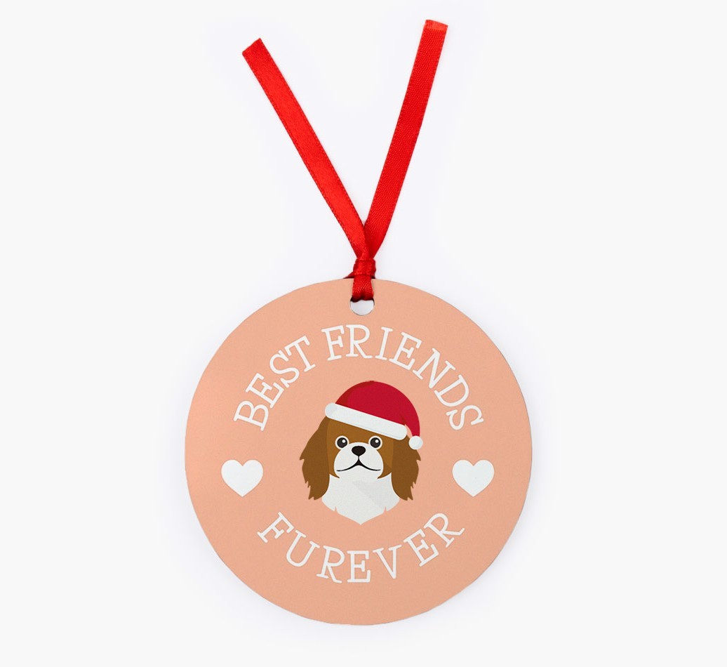 'Best Friends Furever' - Personalized {breedFullName} Christmas Decoration
