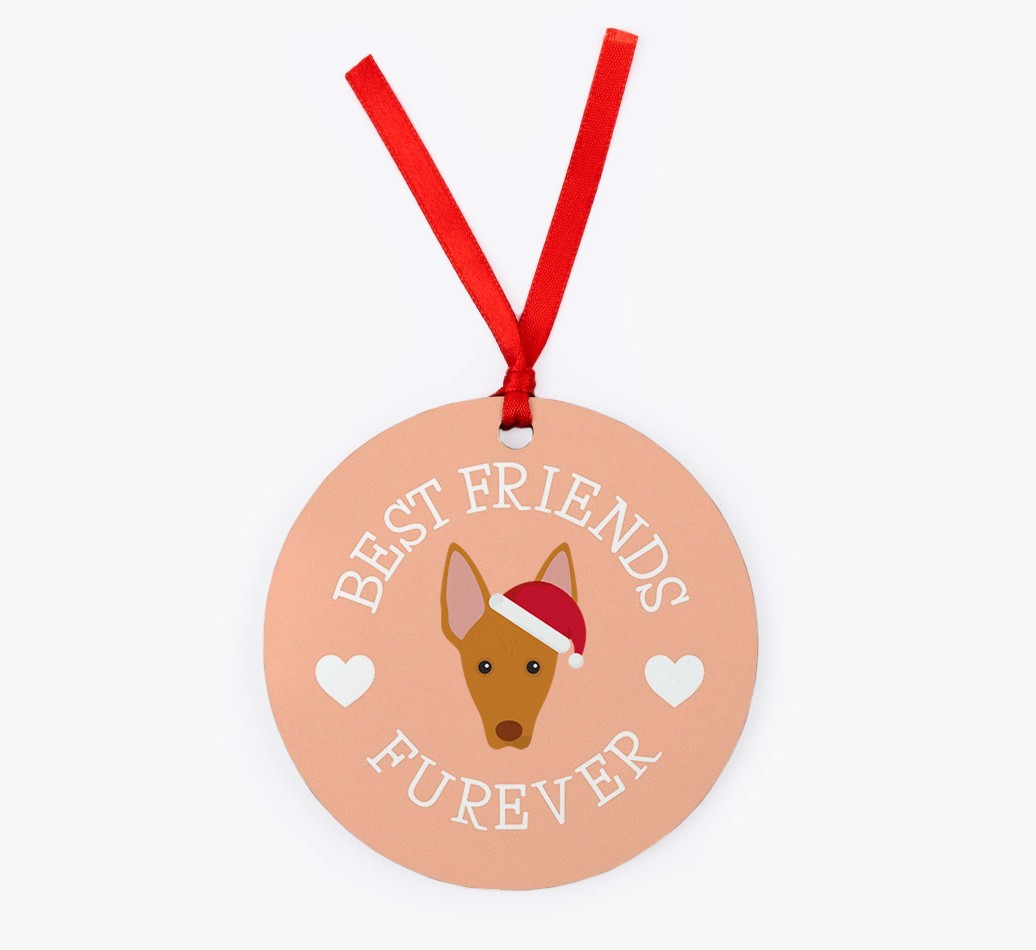 'Best Friends Furever' - Personalized {breedFullName} Christmas Decoration