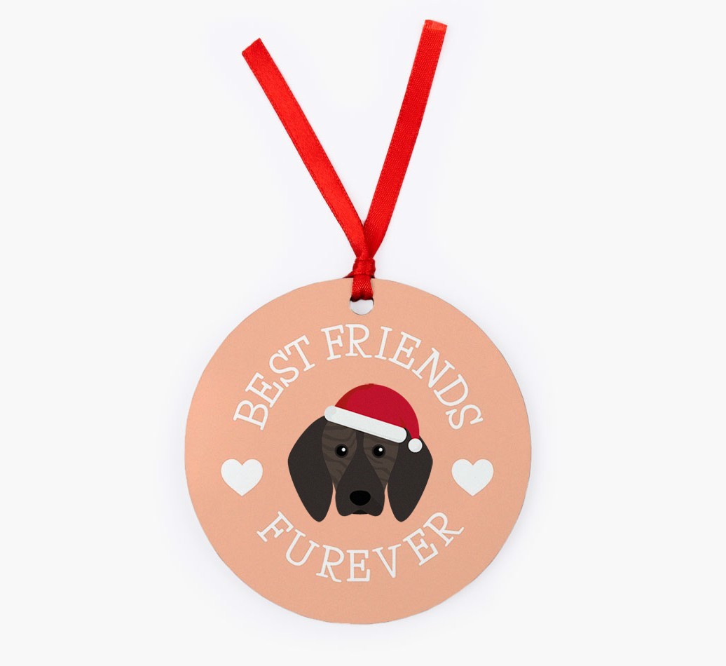 'Best Friends Furever' - Personalized {breedFullName} Christmas Decoration