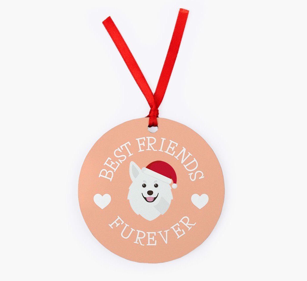 'Best Friends Furever' - Personalized {breedFullName} Christmas Decoration