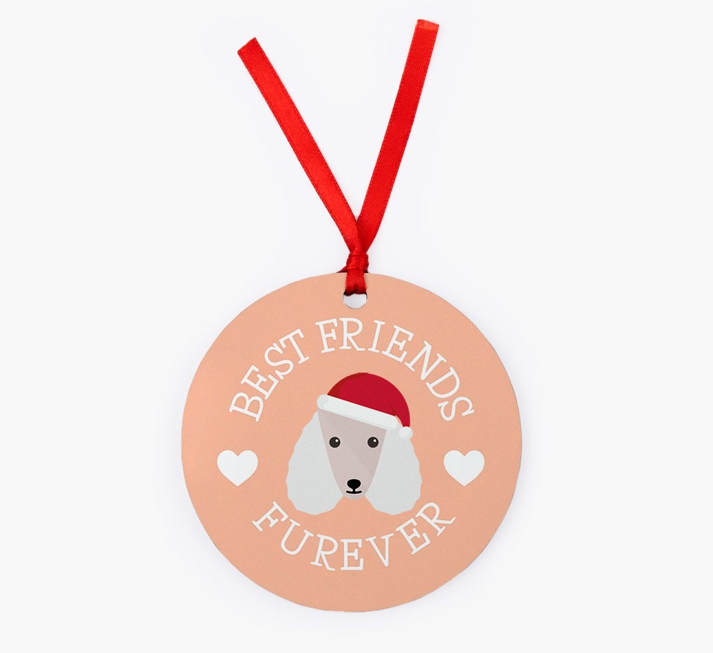 'Best Friends Furever' - Personalized {breedFullName} Christmas Decoration