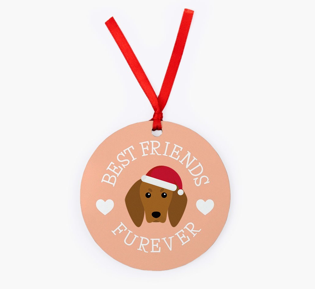 'Best Friends Furever' - {breedFullName} Christmas Decoration