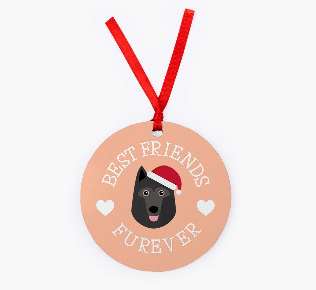 'Best Friends Furever' - {breedFullName} Christmas Decoration
