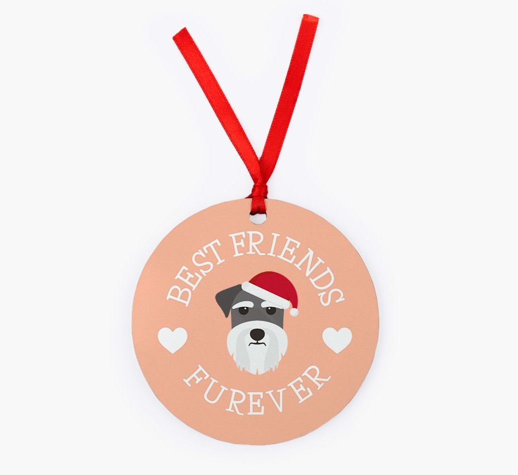 'Best Friends Furever' - Personalized {breedFullName} Christmas Decoration