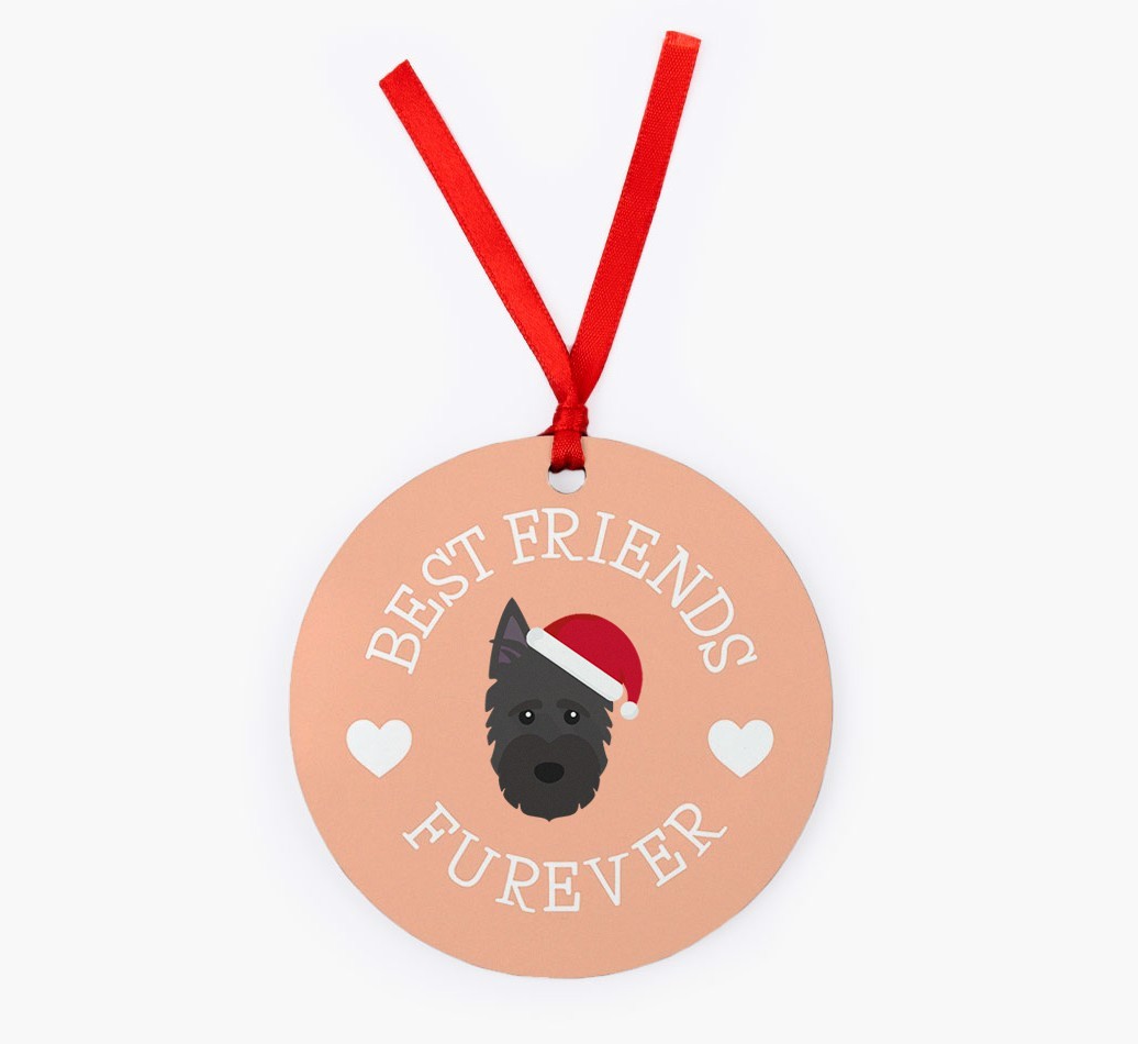 'Best Friends Furever' - {breedFullName} Christmas Decoration