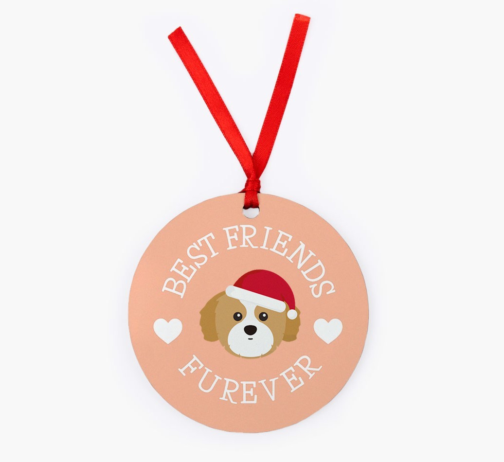 'Best Friends Furever' - {breedFullName} Christmas Decoration
