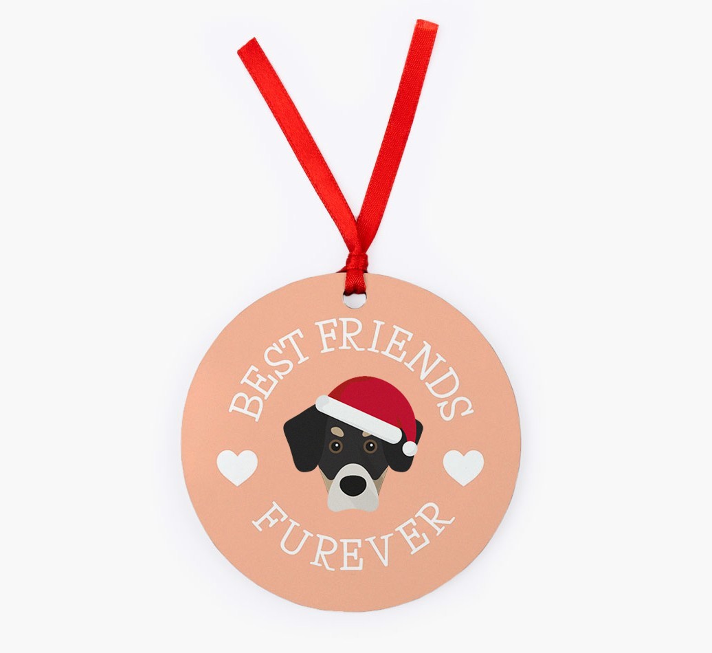 'Best Friends Furever' - Personalized {breedFullName} Christmas Decoration