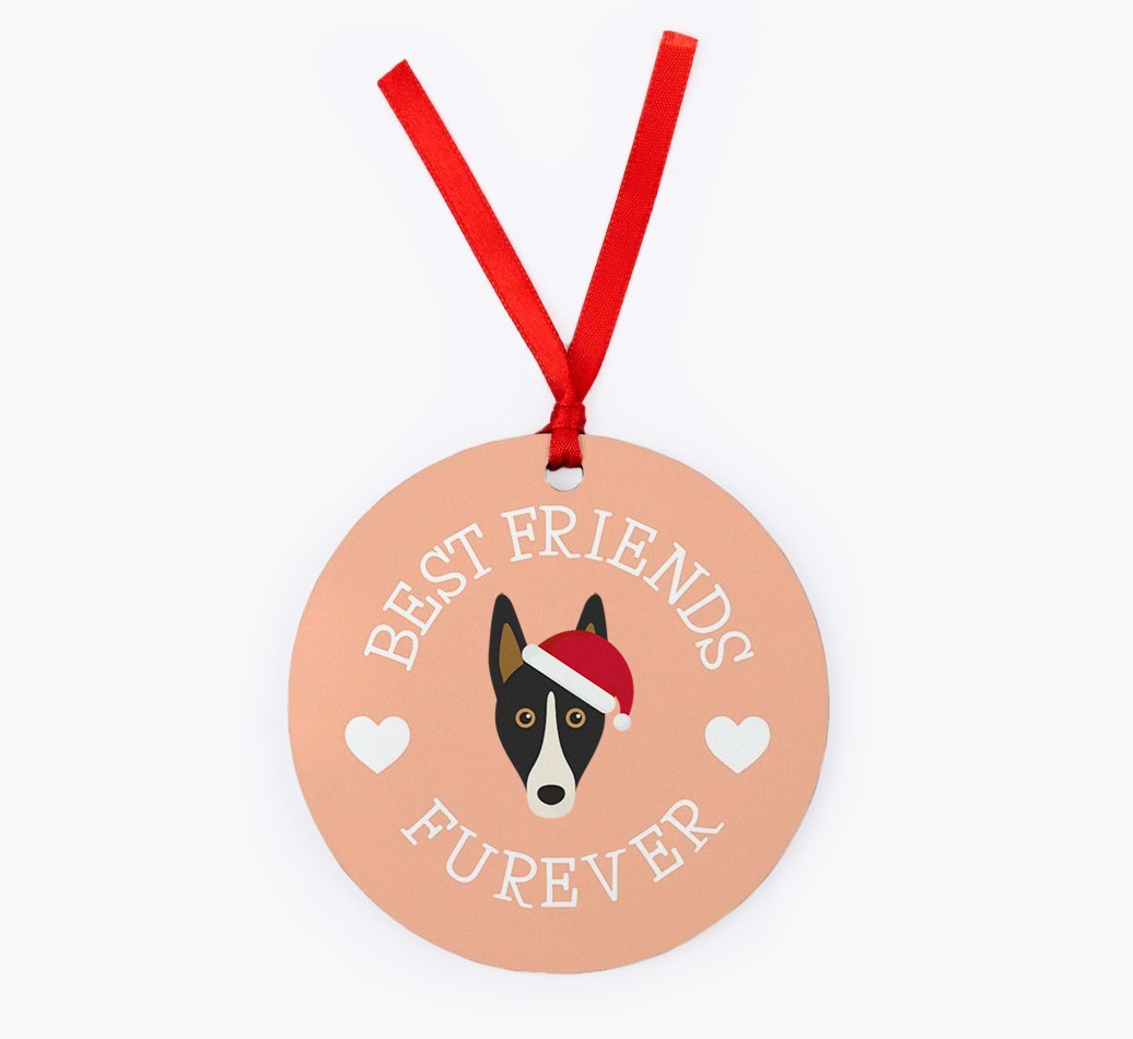 'Best Friends Furever' - Personalized {breedFullName} Christmas Decoration