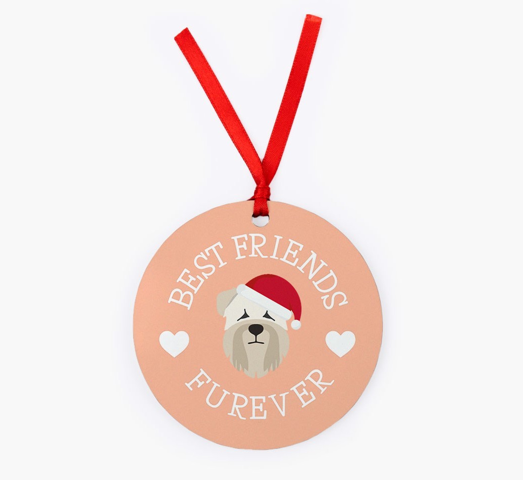 'Best Friends Furever' - Personalized {breedFullName} Christmas Decoration