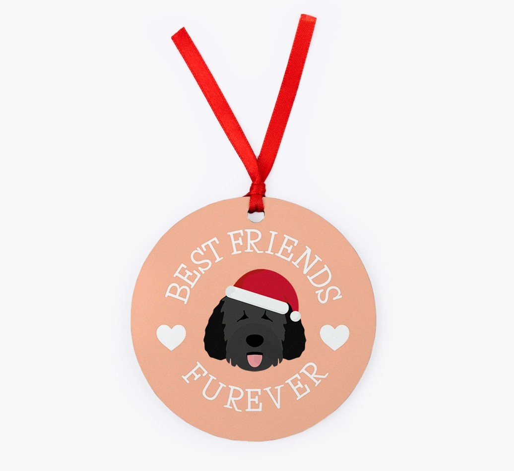 'Best Friends Furever' - Personalized {breedFullName} Christmas Decoration