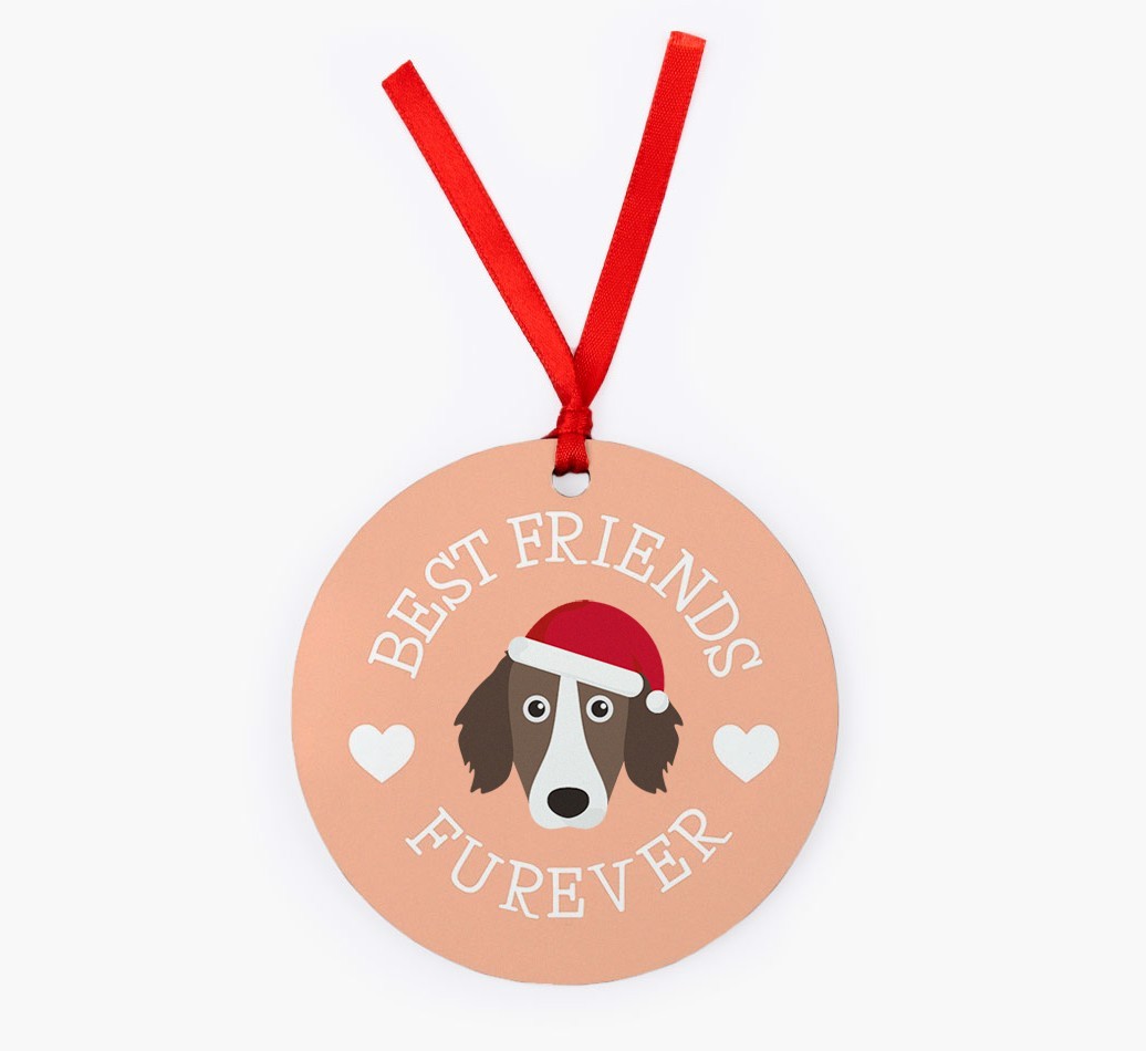 'Best Friends Furever' - {breedFullName} Christmas Decoration