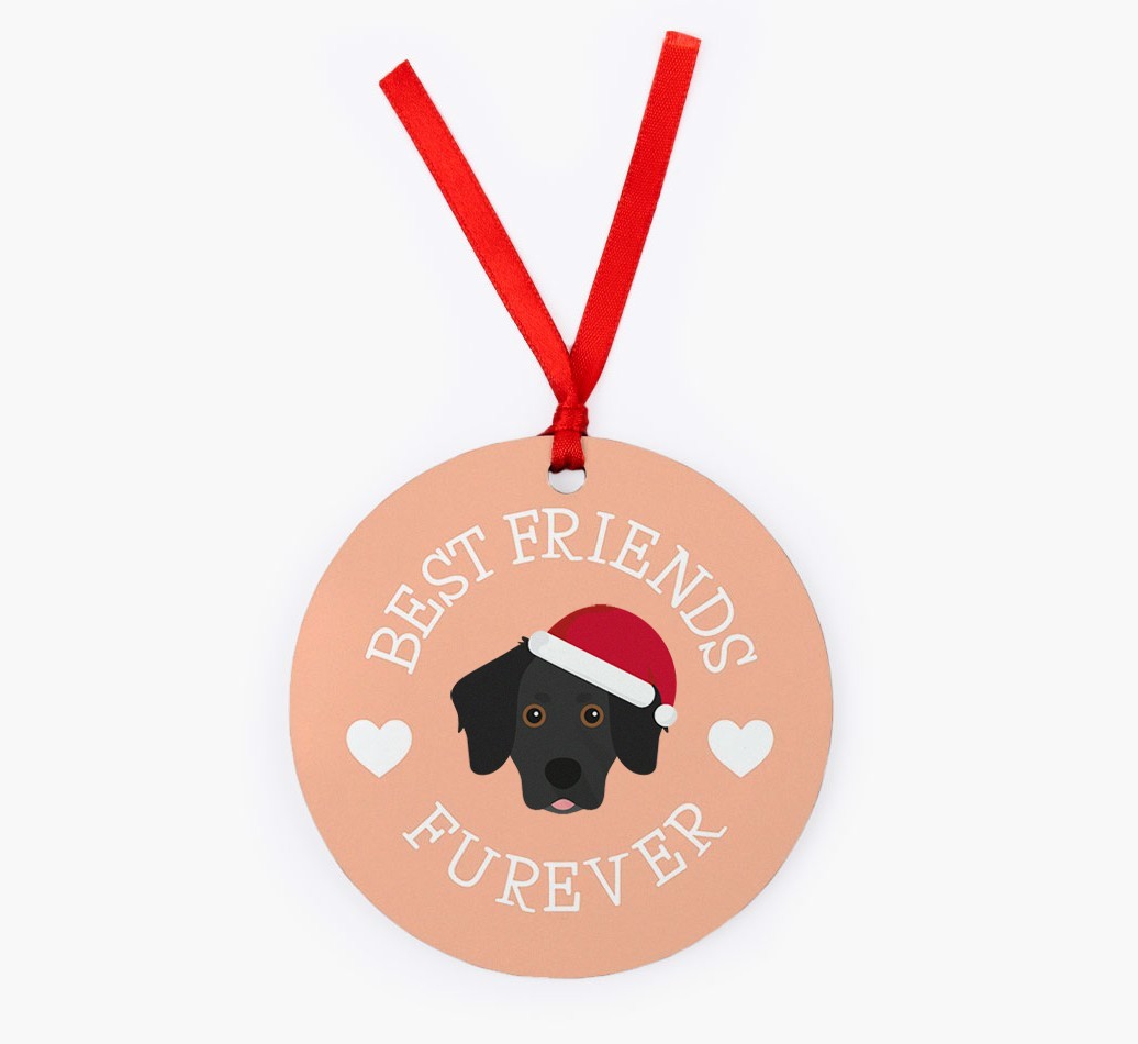 'Best Friends Furever' - Personalized {breedFullName} Christmas Decoration
