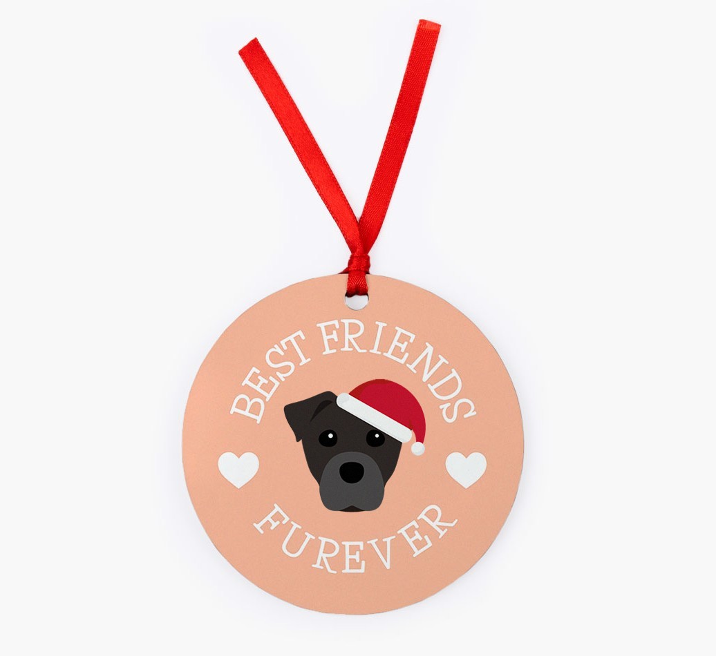 'Best Friends Furever' - Personalized {breedFullName} Christmas Decoration