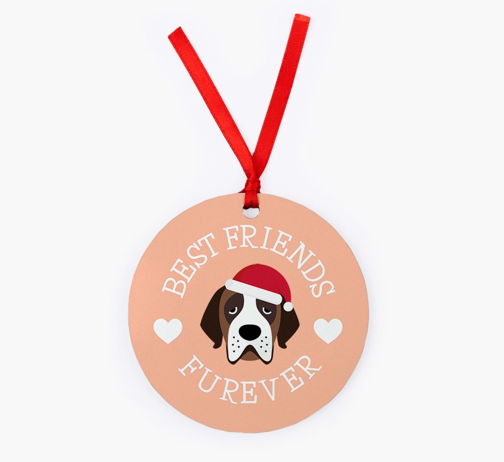 'Best Friends Furever' - {breedFullName} Christmas Decoration