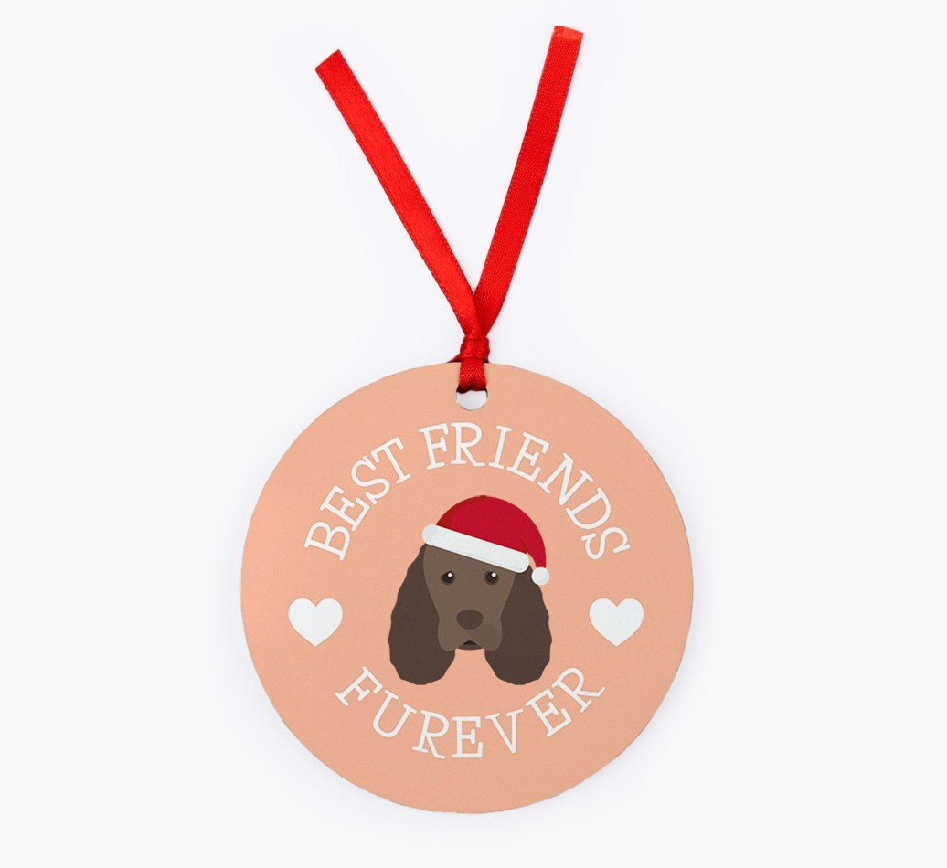 'Best Friends Furever' - {breedFullName} Christmas Decoration