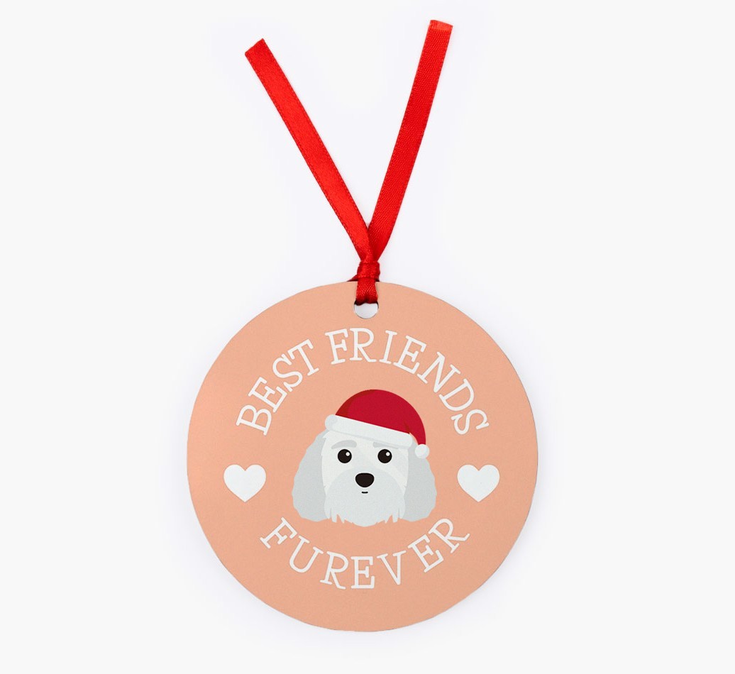 'Best Friends Furever' - {breedFullName} Christmas Decoration