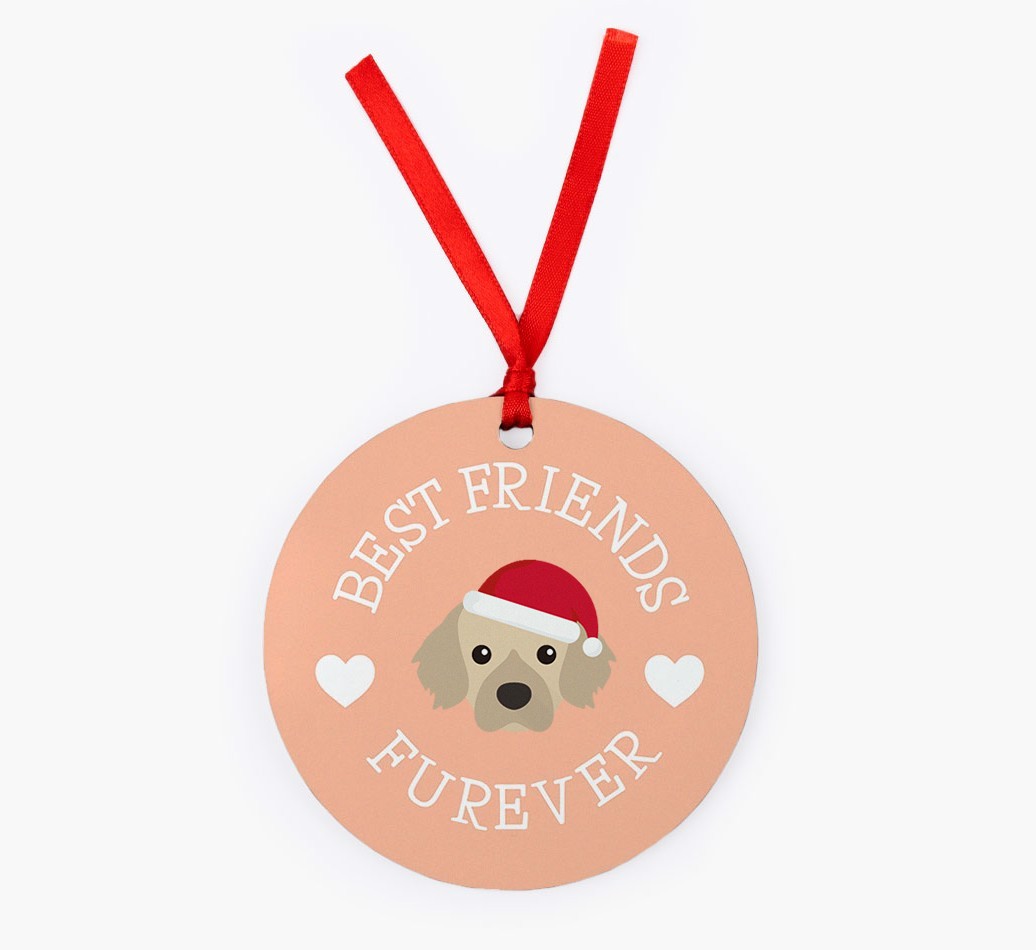 'Best Friends Furever' - {breedFullName} Christmas Decoration