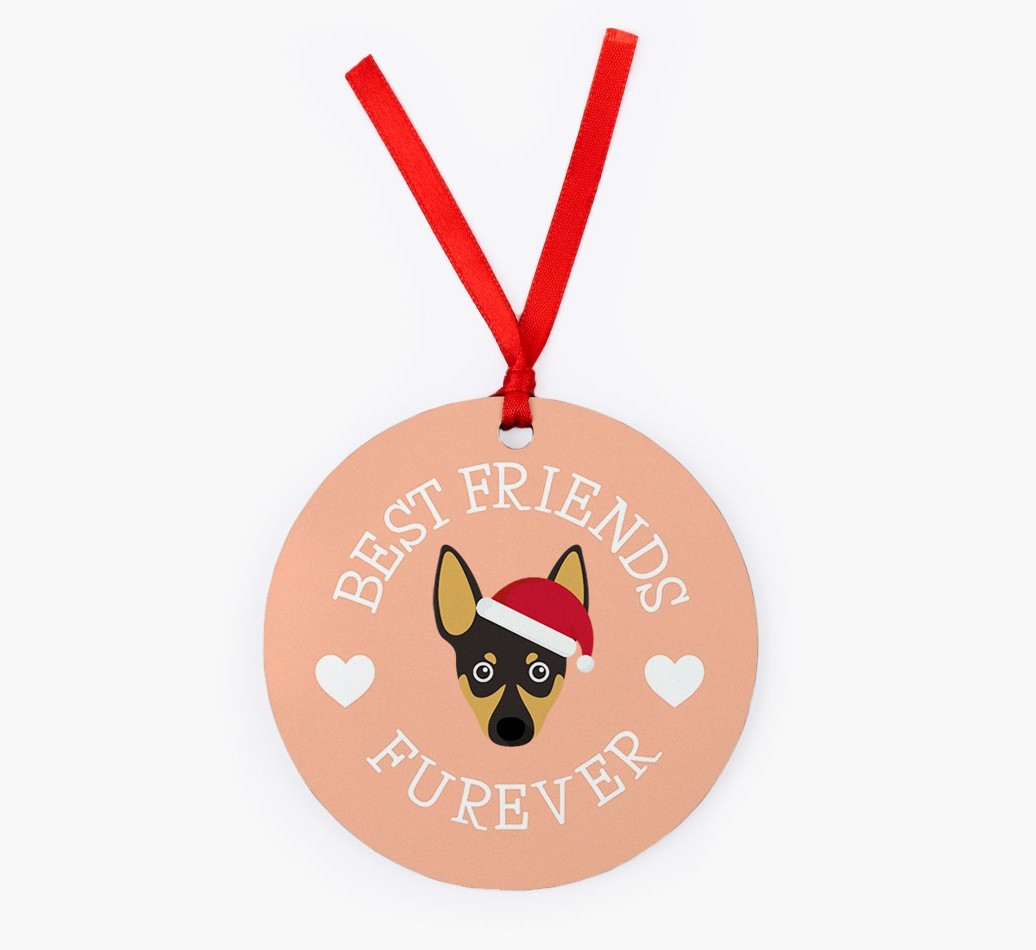 'Best Friends Furever' - {breedFullName} Christmas Decoration