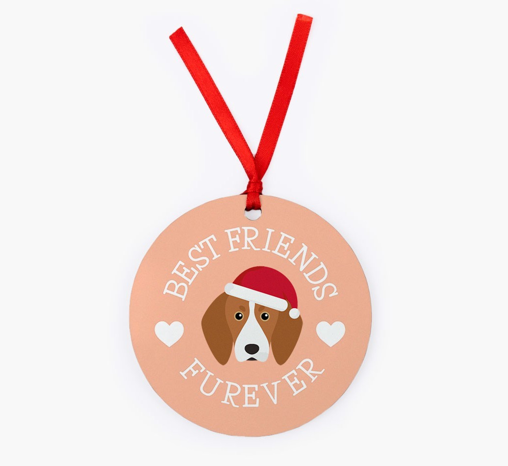 'Best Friends Furever' - Personalized {breedFullName} Christmas Decoration
