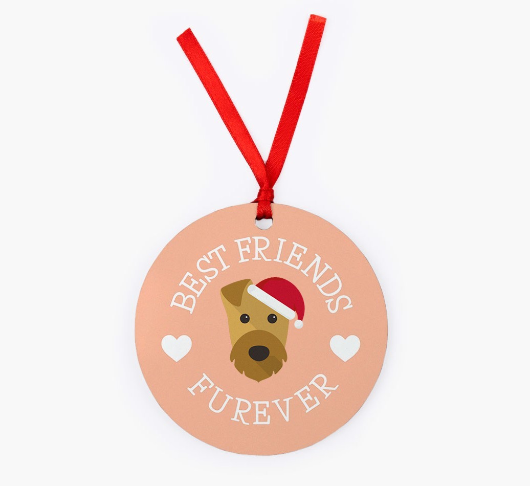'Best Friends Furever' - Personalized {breedFullName} Christmas Decoration