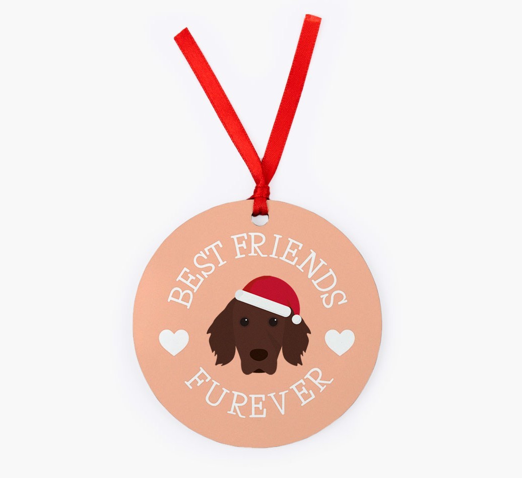 'Best Friends Furever' - Personalized {breedFullName} Christmas Decoration