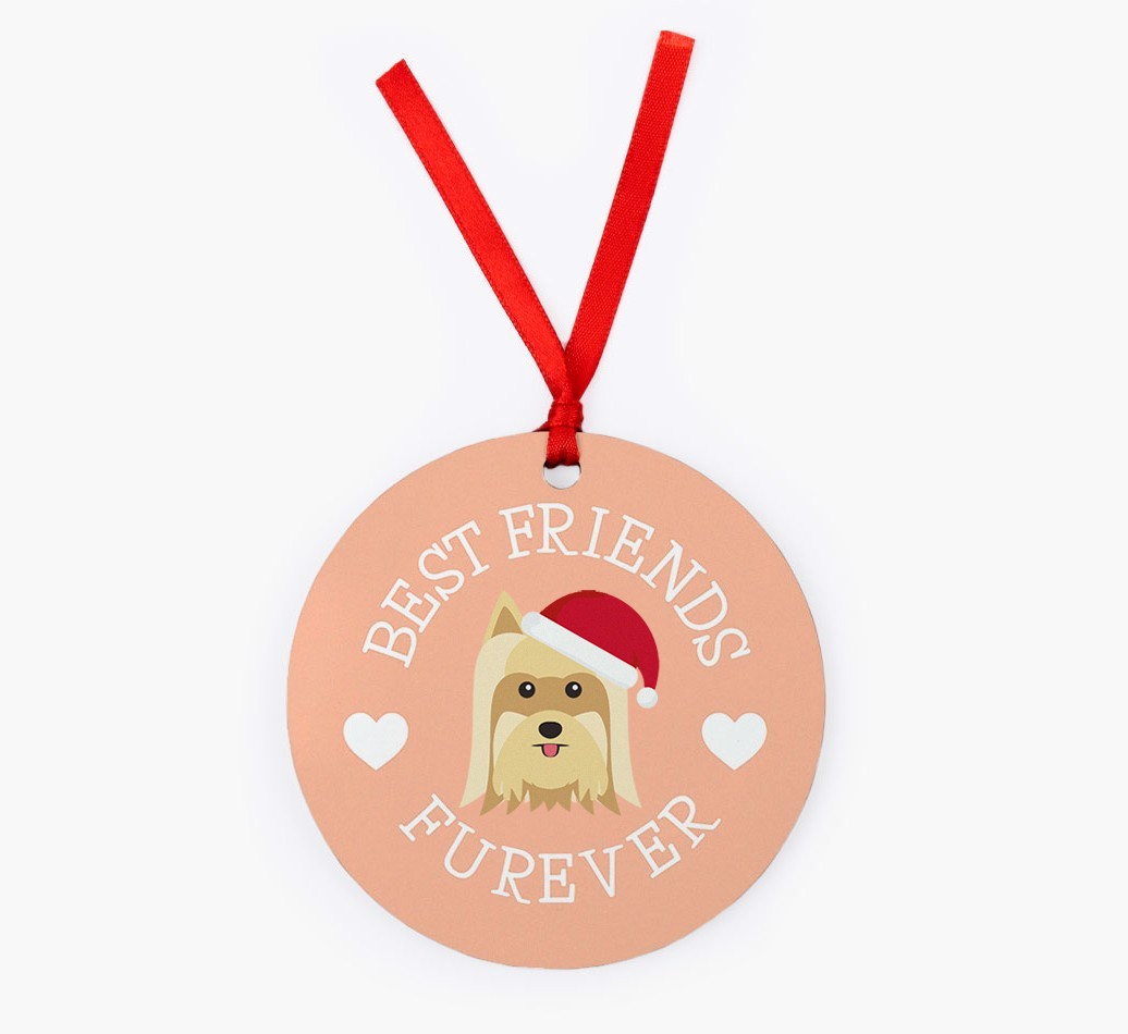 'Best Friends Furever' - Personalized {breedFullName} Christmas Decoration