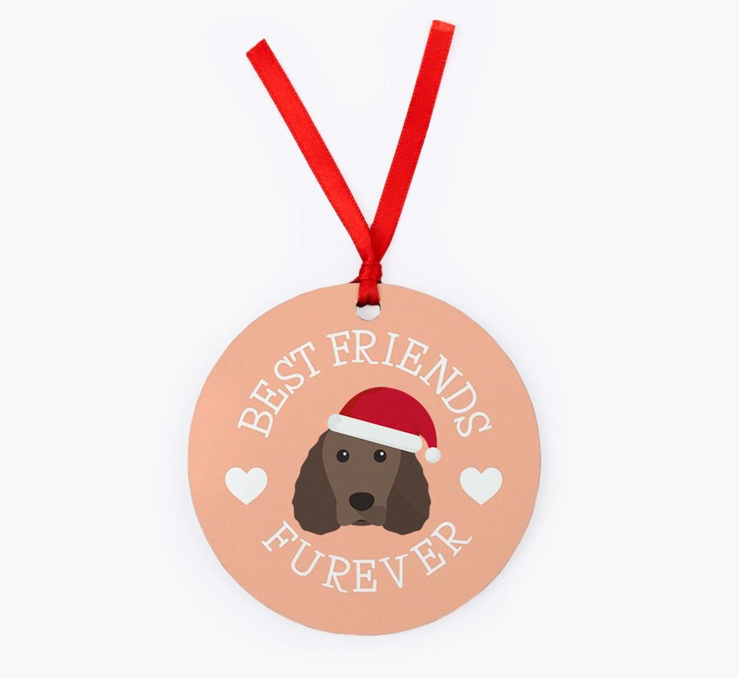 'Best Friends Furever' - Personalized {breedFullName} Christmas Decoration