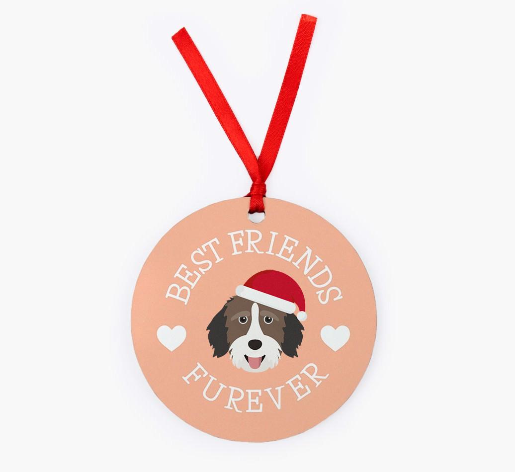 'Best Friends Furever' - Personalized {breedFullName} Christmas Decoration
