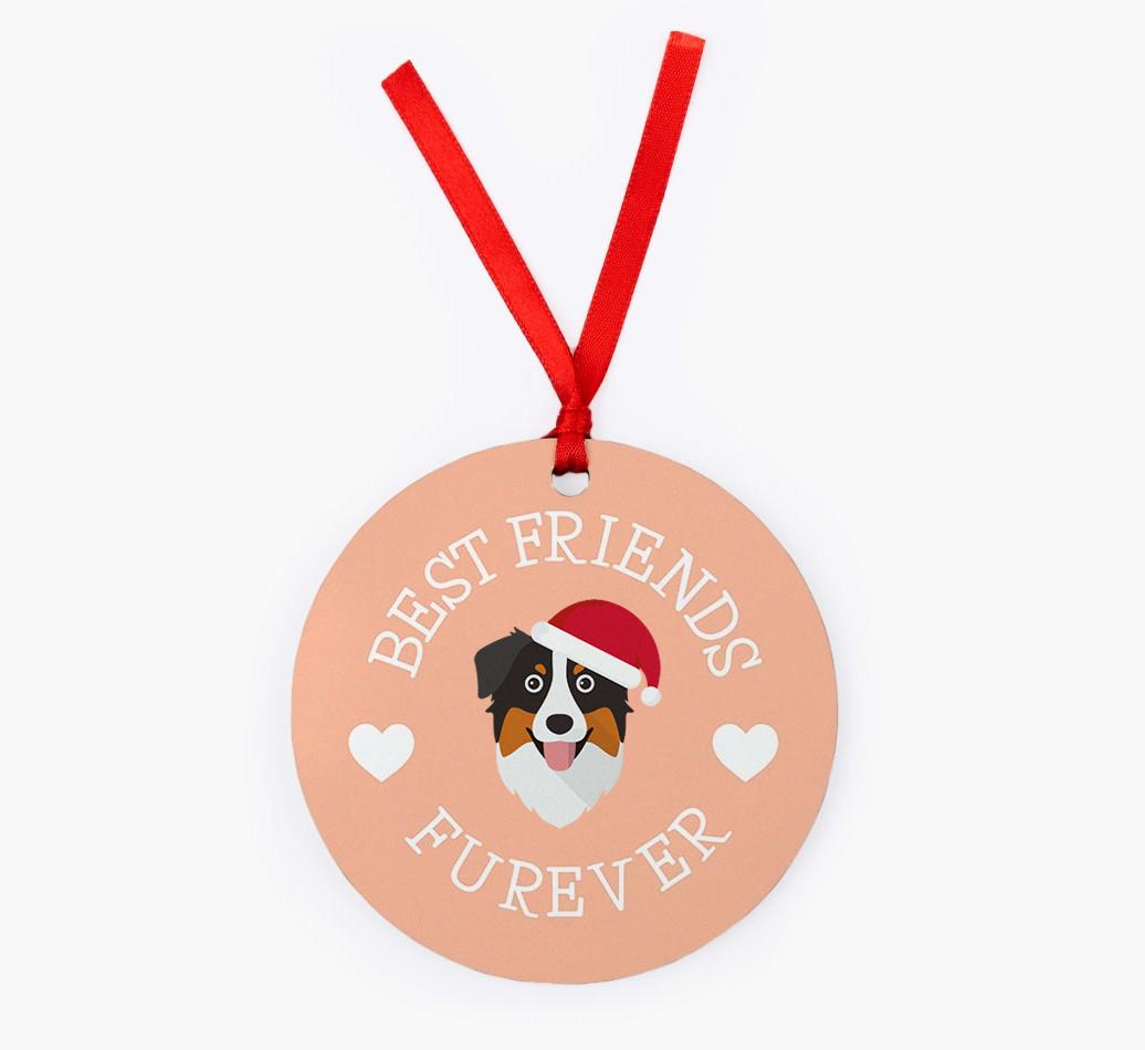 'Best Friends Furever' - Personalized {breedFullName} Christmas Decoration