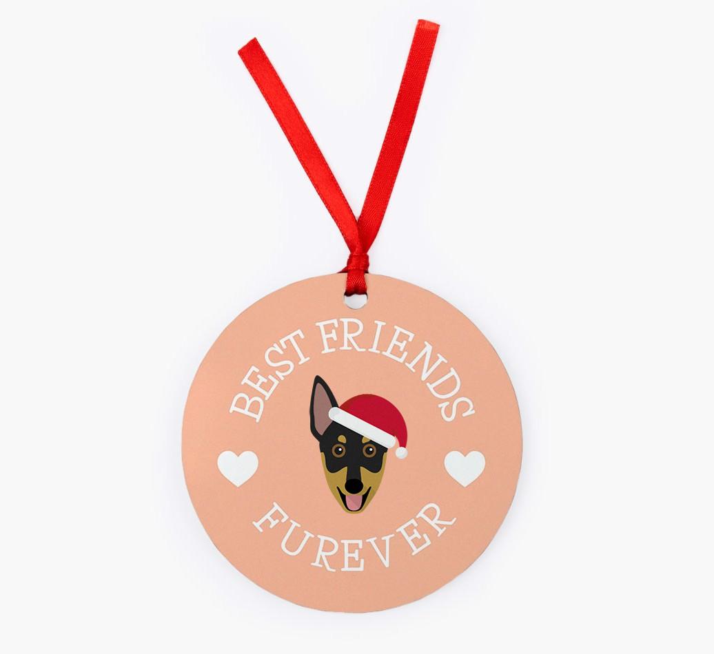 'Best Friends Furever' - Personalized {breedFullName} Christmas Decoration
