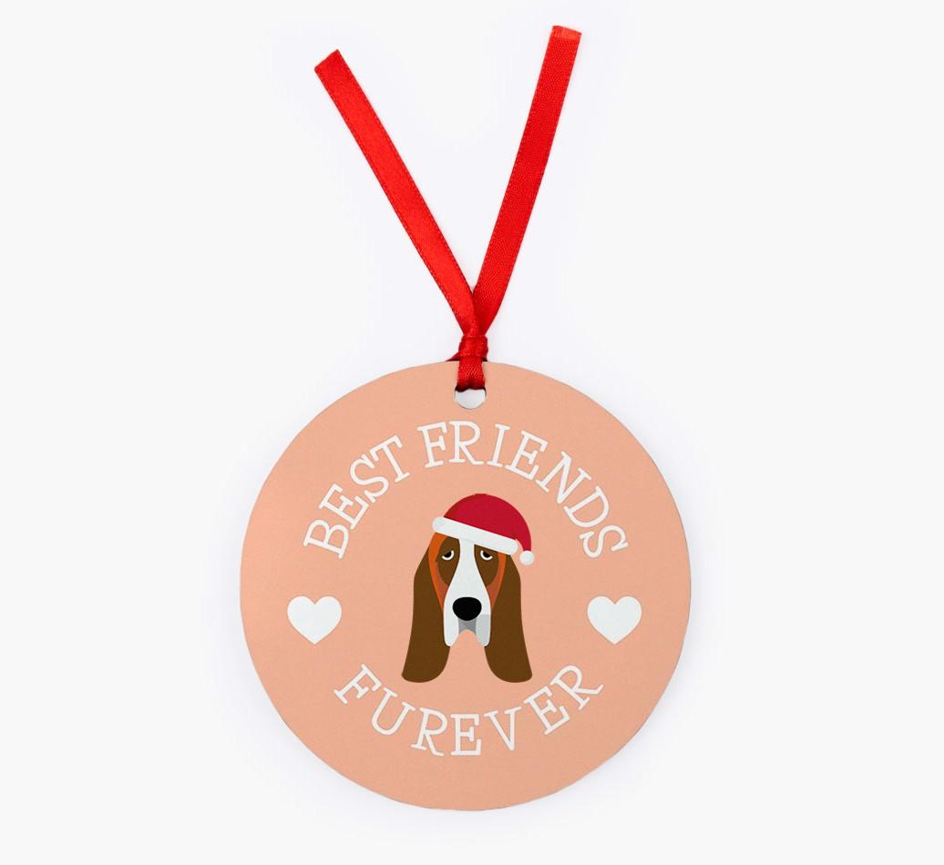 'Best Friends Furever' - Personalized {breedFullName} Christmas Decoration
