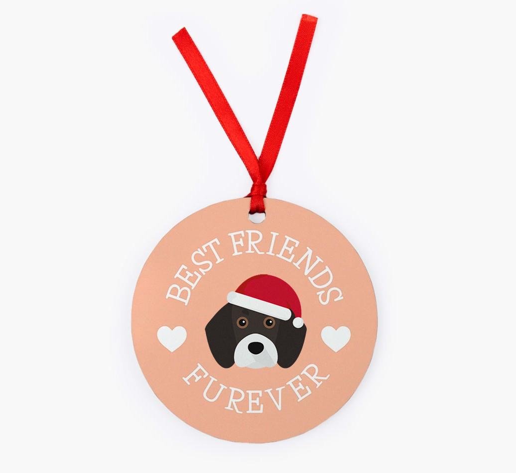 'Best Friends Furever' - Personalized {breedFullName} Christmas Decoration