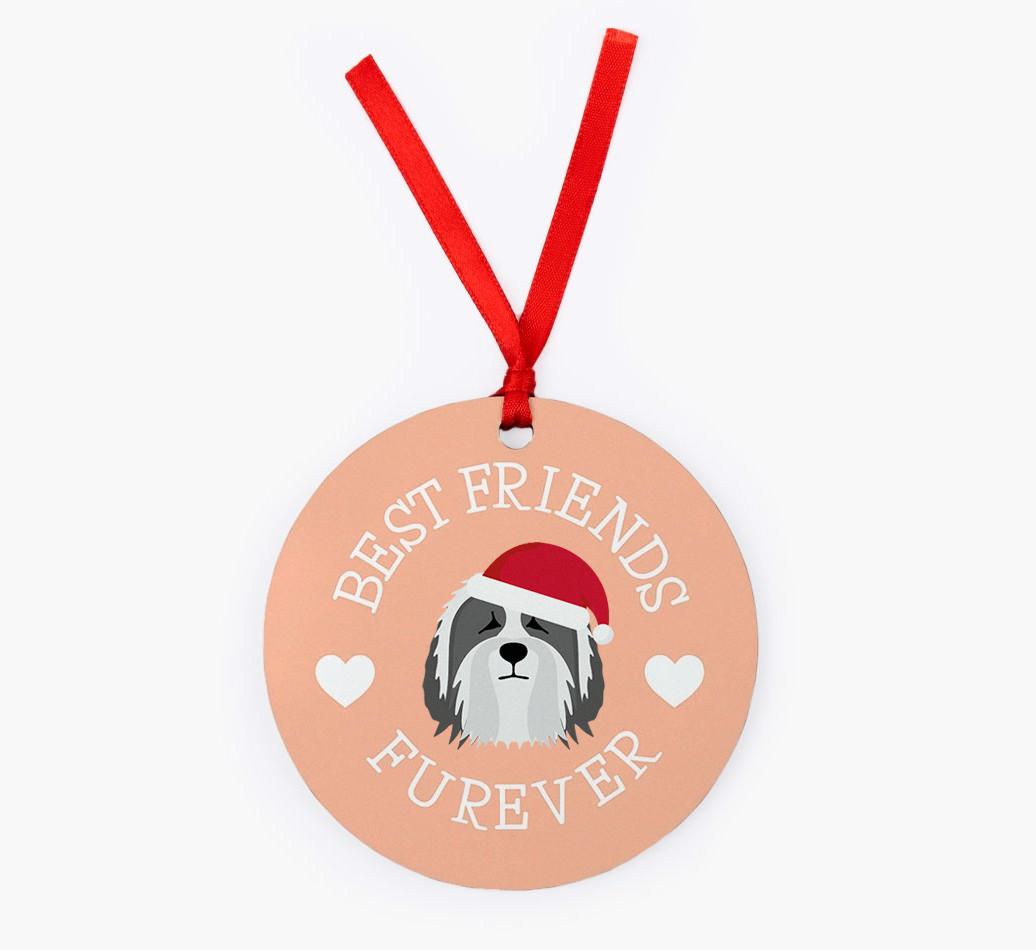 'Best Friends Furever' - Personalized {breedFullName} Christmas Decoration