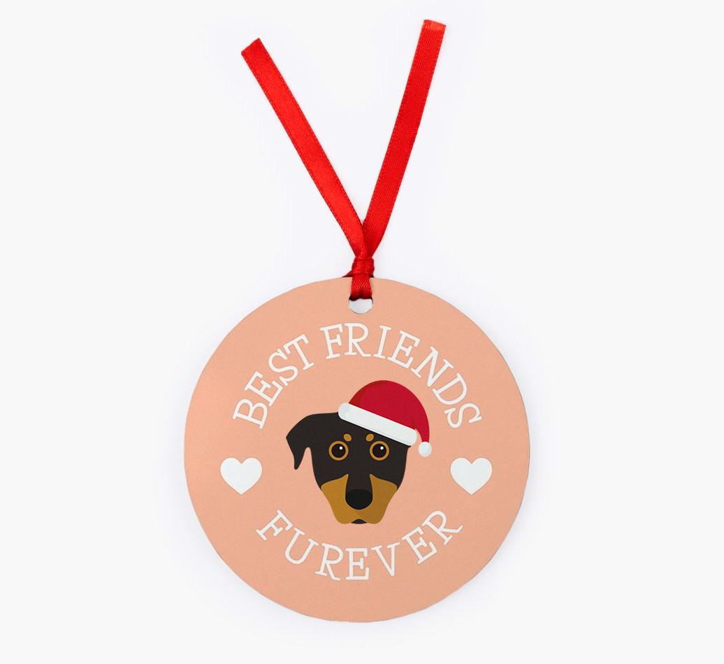 'Best Friends Furever' - Personalized {breedFullName} Christmas Decoration