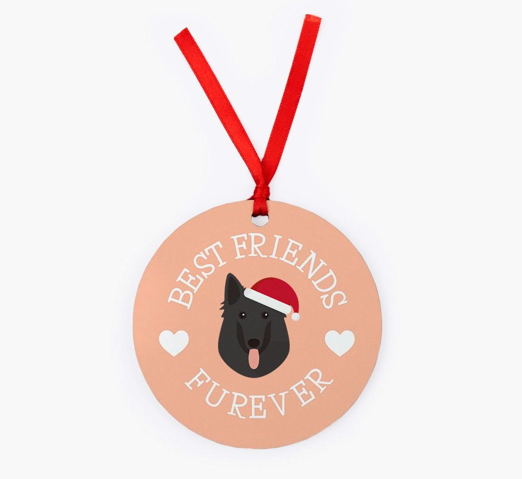 'Best Friends Furever' - Personalized {breedFullName} Christmas Decoration