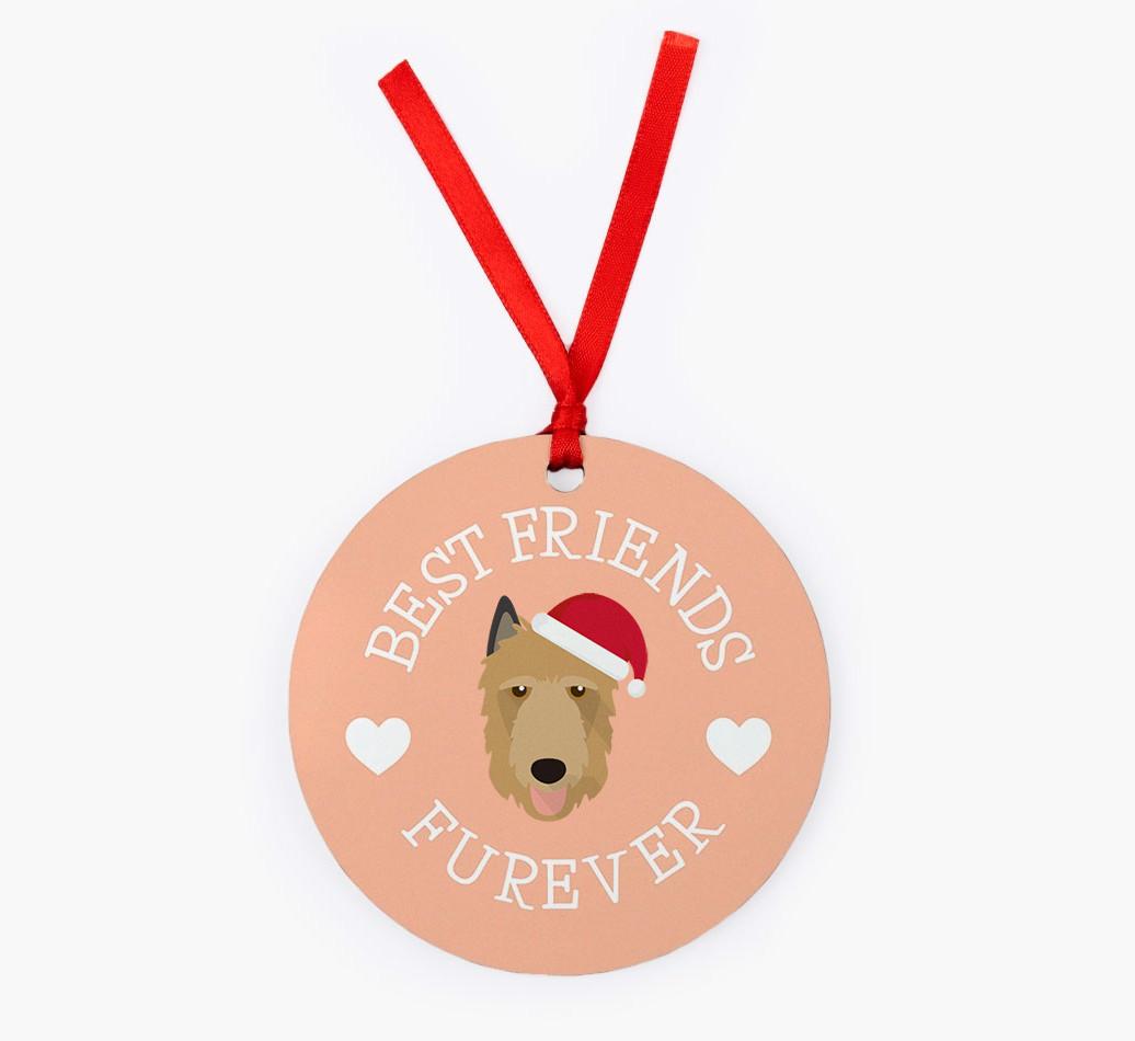 'Best Friends Furever' - Personalized {breedFullName} Christmas Decoration