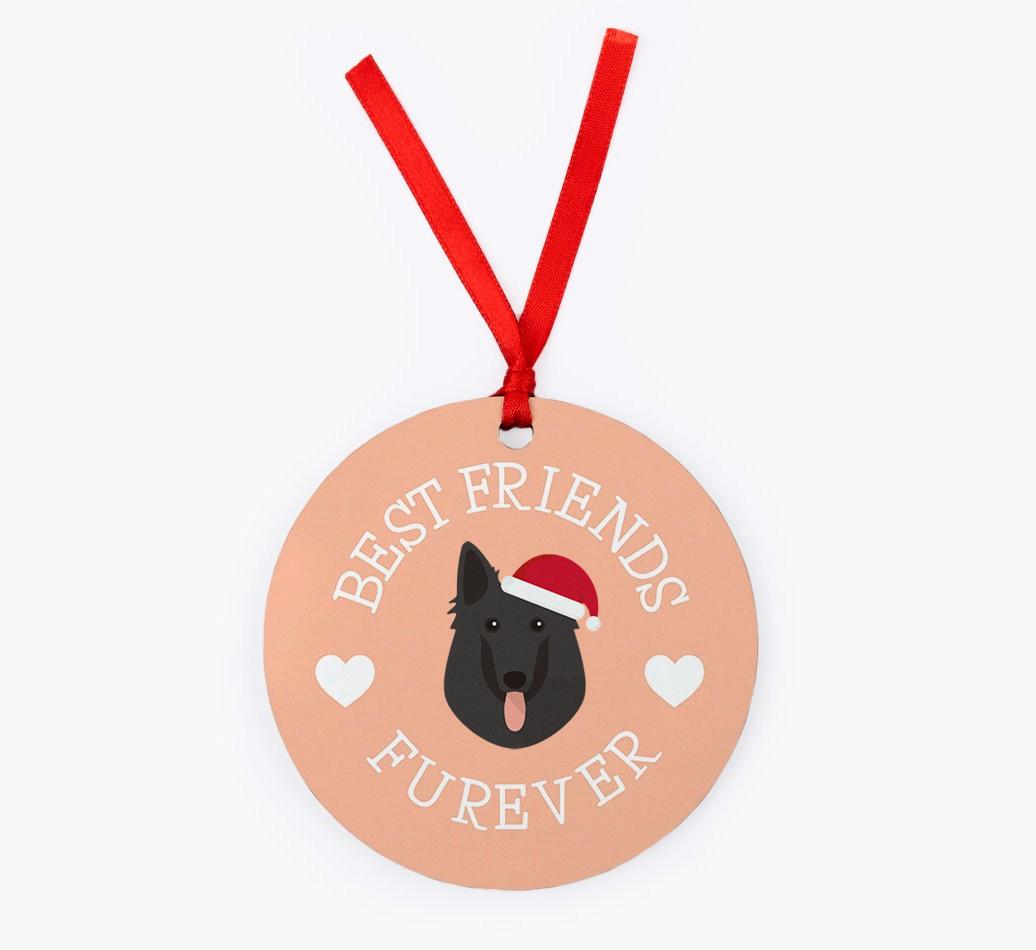 'Best Friends Furever' - Personalized {breedFullName} Christmas Decoration