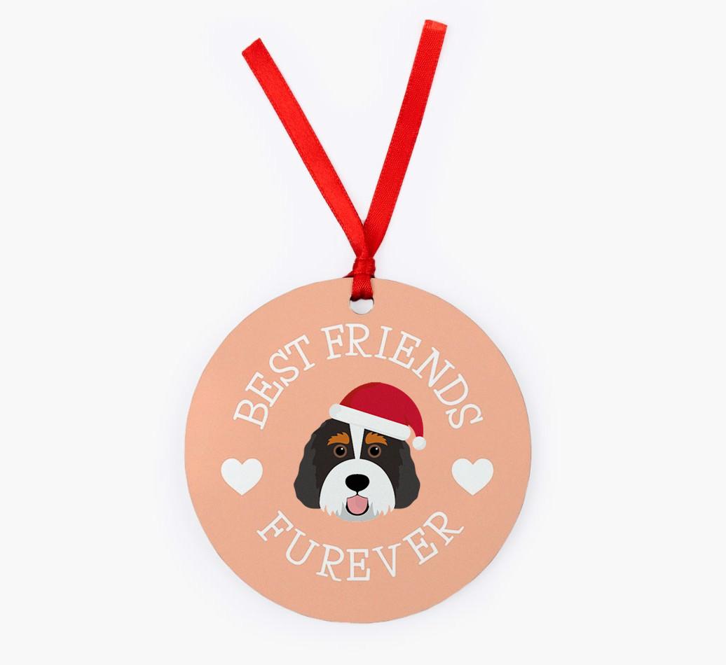 'Best Friends Furever' - Personalized {breedFullName} Christmas Decoration