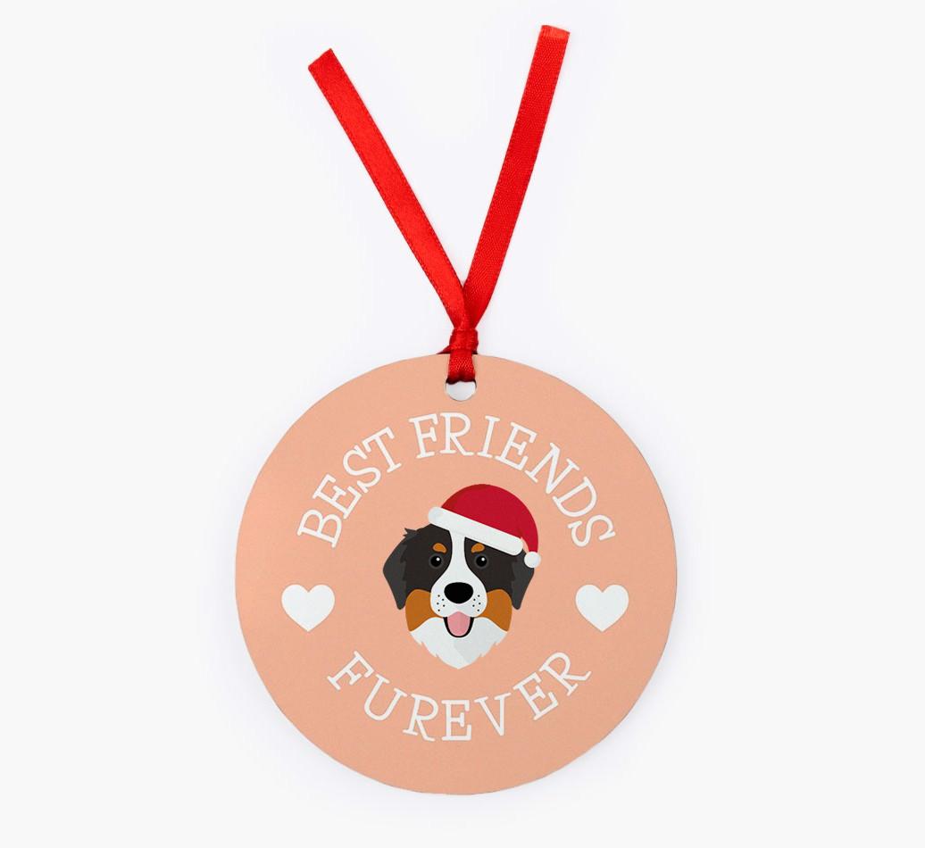 'Best Friends Furever' - Personalized {breedFullName} Christmas Decoration