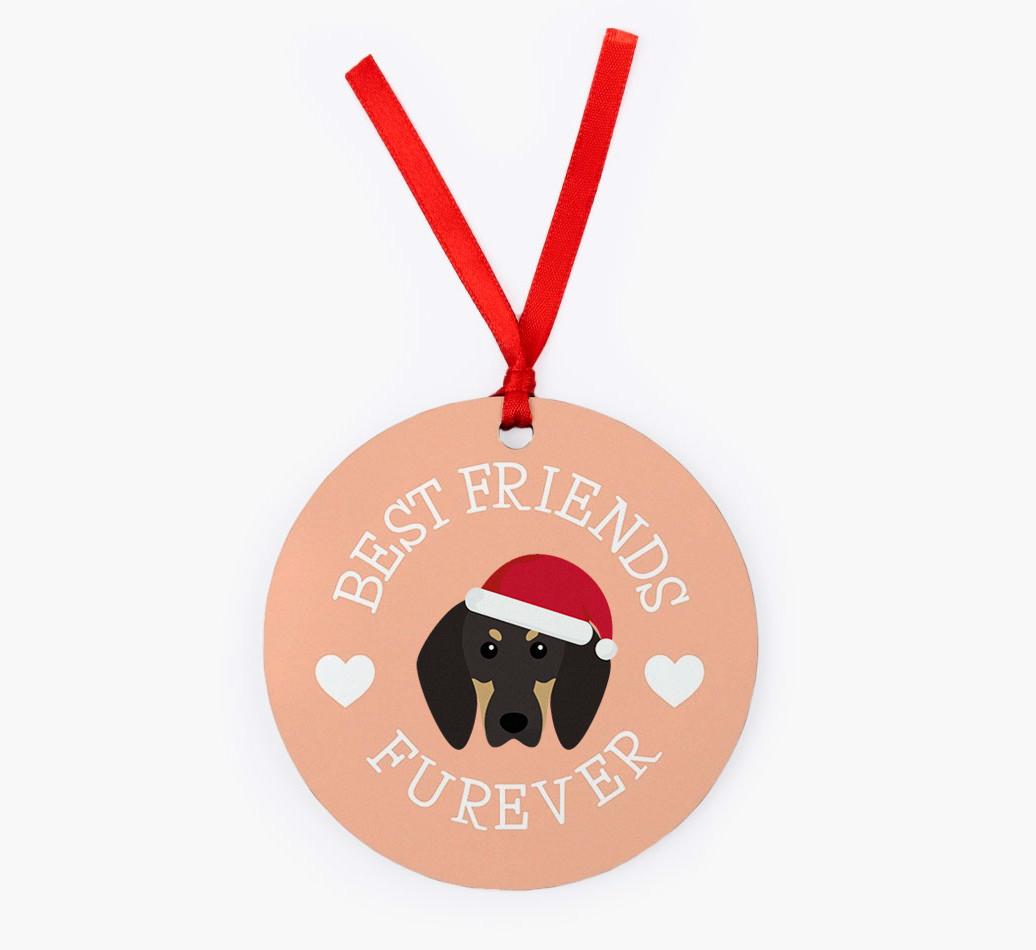 'Best Friends Furever' - Personalized {breedFullName} Christmas Decoration